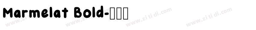 Marmelat Bold字体转换